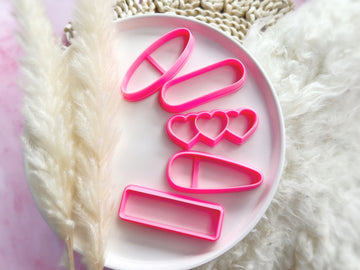 Barrette | Hair Clip Polymer Clay  Cutter | Fondant Cutter | Cookie Cutter